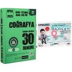 Pegem Akademi Yayıncılık Kpss Coğrafya Deneme ve Haritalarla Coğrafya Seti 2 Kitap