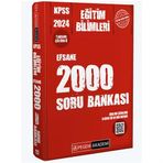 Pegem Akademi Yayınları 2024 KPSS Eğitim Bilimleri Efsane 2000 Soru Bankası Çözümlü