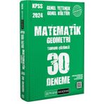 Pegem Akademi Yayınları 2024 Kpss Genel Yetenek Genel Kültür Matematik - Geometri 30 Deneme