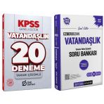 Pegem + Deli Defteri 2026 Kpss Vatandaşlık Ezberbozan Soru Bankası + 20 Deneme 2 Li Set Pegem Akademi + Deli Defteri Yayınları
