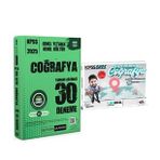 Pegem Kpss Cografya Deneme Ve Hocawebde Haritalarla Cografya Seti 2 Kitap