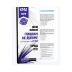 Pegem Yayınları 2024 KPSS Eğitim Bilimleri Program Geliştirme Yaprak Test
