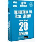 Pegem Yayınları - 2024 KPSS Eğitim Bilimleri Rehberlik ve Özel Eğitim 20 Deneme