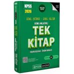 Pegem Yayınları 2026 KPSS Genel Yetenek Genel Kültür Konu Anlatımlı Tek Kitap