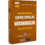 Pegem Yayınları 2026 KPSS Genel Yetenek Genel Kültür Konu Konu Düzenlenmiş Tamamı Çözümlü Çıkmış Sorular VATANDAŞLIK