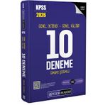 Pegem Yayınları 2026 KPSS Genel Yetenek Genel Kültür Tamamı Çözümlü 10 Deneme