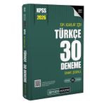 Pegem Yayınları 2026 KPSS Tüm Adaylar İçin Türkçe Tamamı Çözümlü 30 Deneme