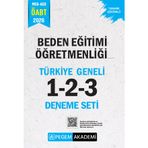 Pegem Yayınları 2026 MEB AGS ÖABT Beden Eğitimi Öğretmenliği Tamamı Çözümlü Türkiye Geneli 1-2-3 (3&amp;#39;lü Deneme Seti)