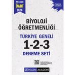 Pegem Yayınları 2026 MEB AGS ÖABT Biyoloji Öğretmenliği Tamamı Çözümlü Türkiye Geneli 1-2-3 (3&amp;#39;lü Deneme Seti)
