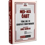 Pegem Yayınları 2026 MEB AGS ÖABT Türk Dili ve Edebiyatı Öğretmenliği Tamamı Çözümlü Soru Bankası
