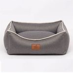 Peggy Lola Bordo Bej 50x38x25 cm Köpek Yatağı