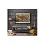 Pegziz Amerika Brooklyn Haritası Sanatsal Duvar Dekorasyon Poster 60X90cm.