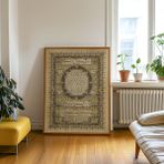Pegziz Hilye-I Şerif Dini Çerçeveli Tablo Islami Duvar Tablosu - 50 x 70 - Natural