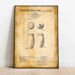 Pegziz pgzzNM1256 Dekoratif Sanatsal Konga Davul Patent Posteri 60x90cm.