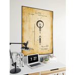Pegziz pgzzNM1700 Dekoratif Sanatsal Elektronik Lamba Patent Posteri 60x90cm.