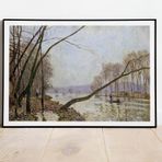 Pegziz pgzzNM1944 Alfred Sisley Sanatsal Duvar Dekorasyon Poster 60x90cm.