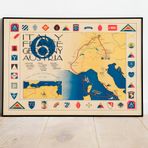 Pegziz pgzzNM2271 2. Dünya Savaşı Askeri Haritası Sanatsal Duvar Dekorasyon Poster 60x90cm.