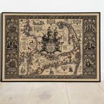 Pegziz pgzzNM2761 Amerika Cape Cod Haritası Sanatsal Duvar Dekorasyon Poster 60x90cm.