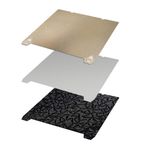 PEI PEO Yapı Plakası 3D Baskı Yatağı Dokulu PEI Yüzey Pürüzsüz PEO Yüzey Yay Çeliği Esnek Platform Ender-3 S1/ Ender-3 S1 Pro/End-5 S1/K1 3D Yazıcılarla Uyumlu - 235 * 235MM