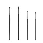 Pejlnd Mini Leke Eyeliner Fırça Seti - 4 Adet Göz Farı Fırça Seti Göz Kalemi Karıştırma Vurgulama Fırçası Kapatıcı Fırça Toz Jel Krem Sıvı Kapatıcı Fondöten Allık Kontur için Küçük Makyaj Fırçası