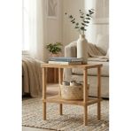 Peka Raf Sayısı Seçilebilir Çok Amaçlı Raf Kitaplık Demonte Modüler Raf 40X30CM Meşe - Safir Meşe - 2 Raflı