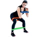 pekial 3'lü Aerobik Bandı Direnç Bandı Pilates Squat Çalışma Lastiği