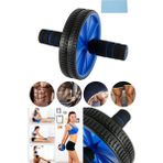 Pekial Taşınabilir Wheel Tekerlek Profesyonel Spor Aleti Vücut Geliştirme ve Egzersiz Aleti Mini Diz Mat Hediyeli