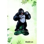 Pekshop Ayaklı Goril Folyo Balon Kendi Dik Durabilen Goril King Kong Balon - Çok Renkli