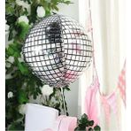 Pekshop Gümüş Disko Topu Şekilli Folyo Balon 55 cm Çapında Eğlenceli Parti Malzemesi