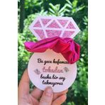 PEKSHOP Hediyelik Toka Bekarlığa Veda Hediyesi Nedime Hediyesi Kına Hediyesi Fuşya Toka 10lu