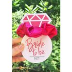 PEKSHOP Hediyelik Toka Bride To Be Hediyesi Nedime Hediyesi Saten Toka 10lu