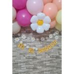 Pekshop Papatya Tema 2li Set Banner Iyi Ki Doğdun Papatya Konsept Duvar Süsü