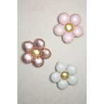 Pekshop Retro Papatya 3'lü Set 40 cm Çok Renkli Folyo Balonlar ile Parti Süslemesi