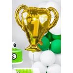 Pekshop Şampiyon kupası balon kupa şeklinde folyo balon 65 cm - Çok Renkli