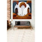 Pelangi At Çiftliği Evler Ay Leke Tutmaz Kadife Dokulu Kumaş Duvar Örtüsü Duvar Halısı Tapestry WLL100, 140 x 230
