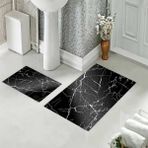 Pelangi Banyo Halısı Ikili Klozet Takımı Kaymaz Tabanlı (60 cm x 100 cm + 40 cm x 60 Cm) - 281 cm x 100 cm + 40 cm x 60 cm