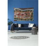Pelangi Duvar Resmi Arkeoloji Tarih Temalı Leke Tutmaz Kadife Doku Kumaş Duvar Örtüsü Duvar Halısı Tapestry WLL322, 100 x 140