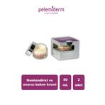 Pelemiderm Nemlendirici Bakım Kremi 50 ml – Coenzym Q10 & Hyaluronik Asit Içerikli, 2 Adet