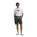 Peler Spor Erkek Chino Şort Slim Fit Yeşil 54