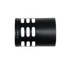 Pelet Soba Borusu Şapka / Çap: 8 Cm / Mat Siyah / 304 Krom / Contalı / Baba's Stove