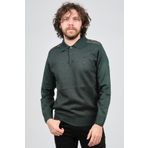 Pelikan 1577424 Yeşil Polo Yaka Erkek Kazak