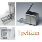 Pelikan 21700 Raylı Dolap İçi Çöp Kovası 16 Lt
