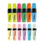 Pelikan 490 Fosforlu Kalem 12'li Neon + Pastel Renkler