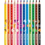 Pelikan Combino Jumbo Üçgen Kuru Boya Kalemi 12 Li Kutu - Karışık-Çok Renkli - 1 Adet