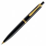 Pelikan K400 siyah 14 Ayar Altın Kaplama Tükenmez Kalem