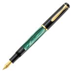 Pelikan M200 Sedef Yeşil 14 Ayar Altın Kaplama Dolma Kalem