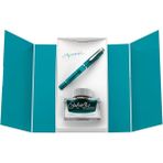 Pelikan M205 Special Edition Dolma Kalem Mürekkep Set Apatite Fine - 1 - Turkuaz
