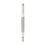 Pelikan M405 Souveraen Gümüş Beyaz Dolma Kalem