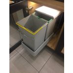 PELİKAN RAYLI PLASTİK 14+14LT ÇİFT KOVA
