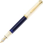 Pelikan Souverän Special Edition M800 Dolma Kalem Cream Blue F - Mavi